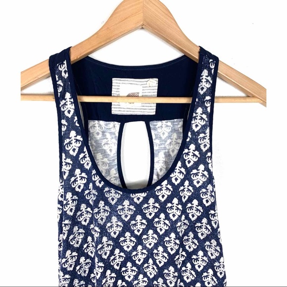 Anthropologie Lilka Blouse Blue Small Floral - Picture 2 of 4